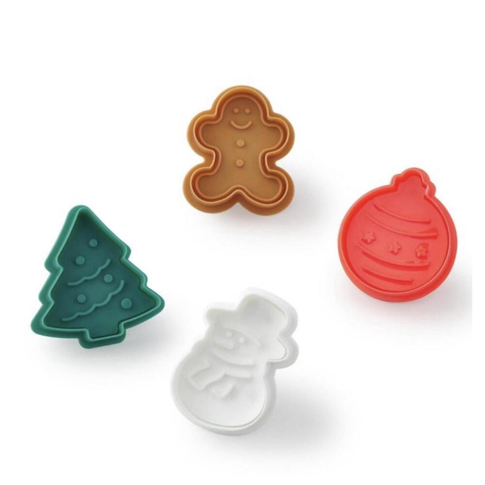 Target Christmas Baking Set Cookie Stamps Bullseyes Playground Gingerbread Tree